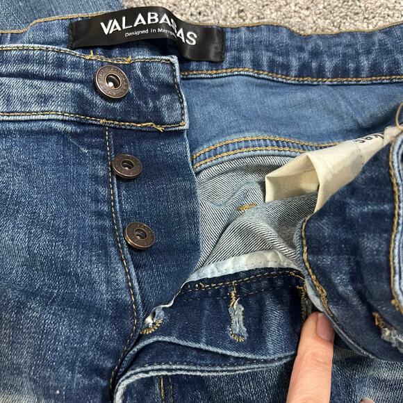 Valabasas Men’s Skinny Button Fly Jeans size 38 - Picture 2 of 12